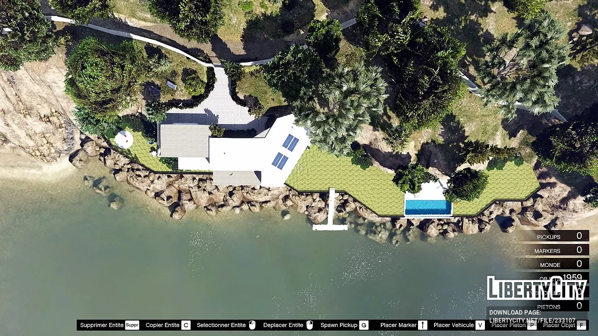 Стильный дом на берегу океана / GTA 5