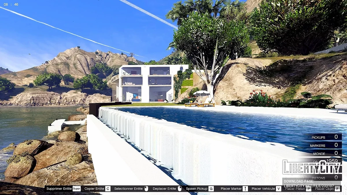 Стильный дом на берегу океана / GTA 5