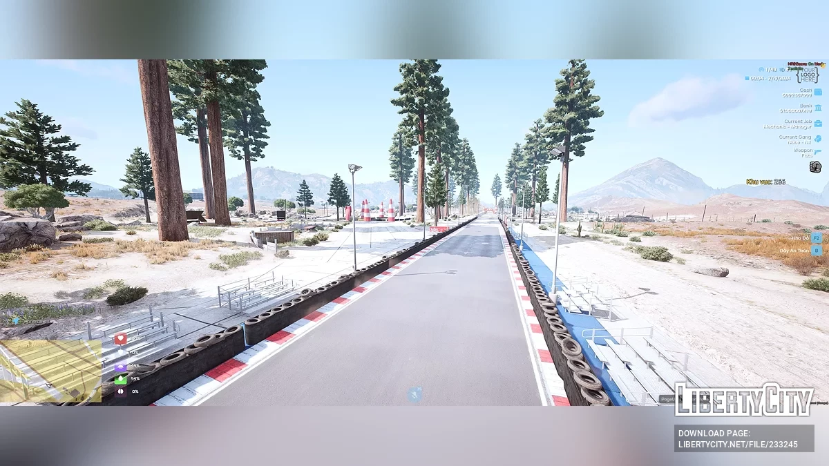 Трасса для дрэг-рейсинга Eventoem Sandy Shores / GTA 5