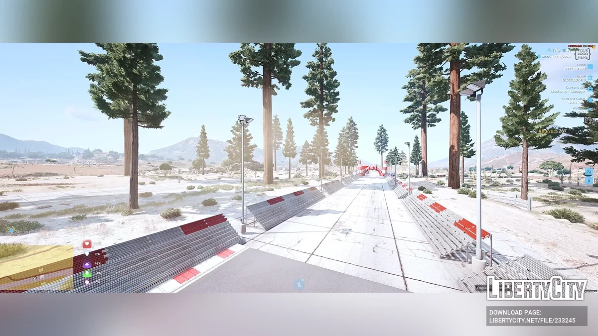 Трасса для дрэг-рейсинга Eventoem Sandy Shores / GTA 5