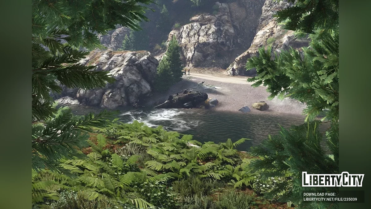 Crashed BlackHawk [YMAP / FiveM] / GTA 5