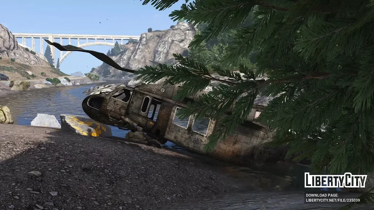 Crashed BlackHawk [YMAP / FiveM] / GTA 5
