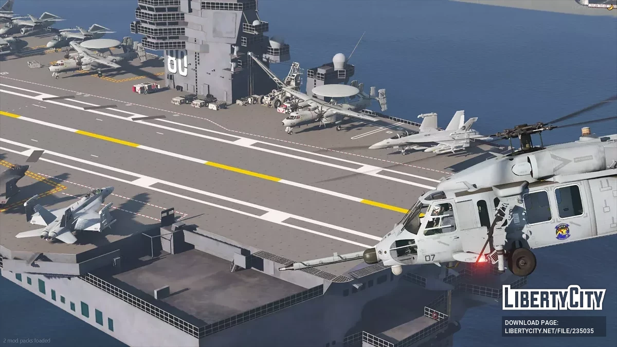 Флот USS Enterprise [Add-On SP / FiveM] 1.3 / GTA 5