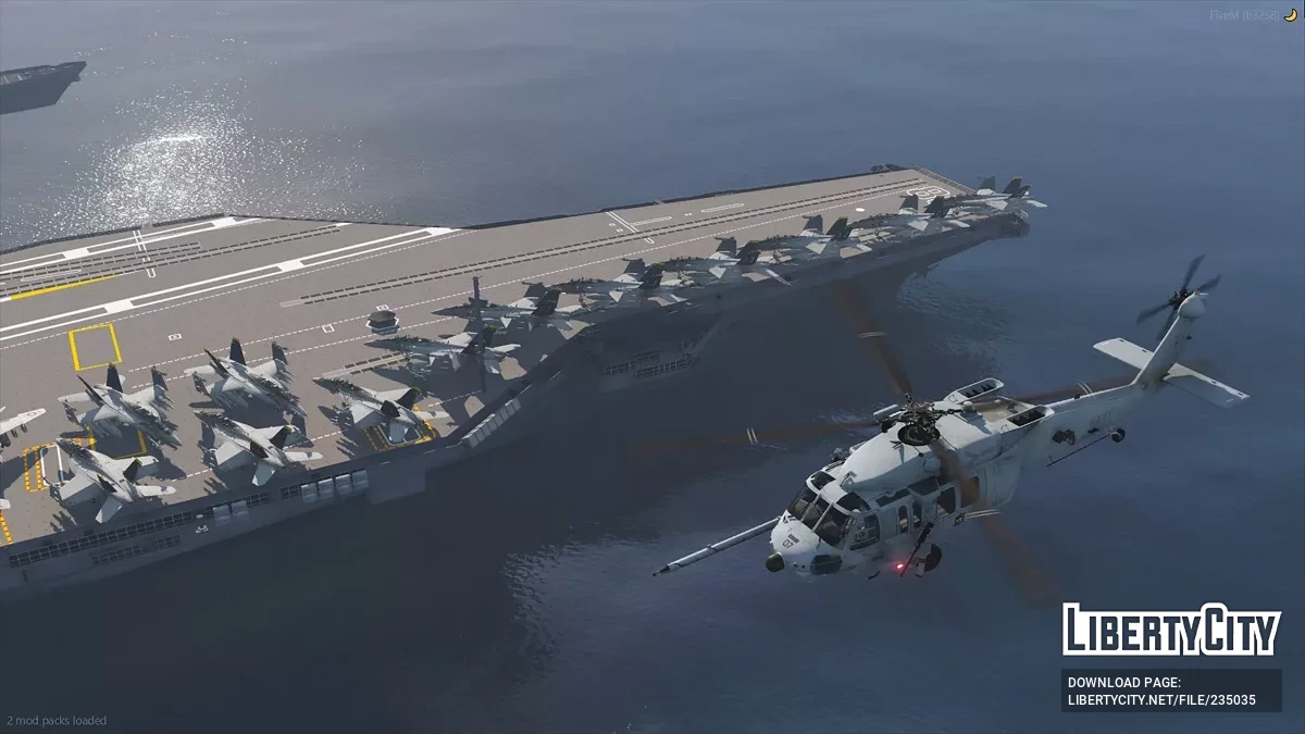 Флот USS Enterprise [Add-On SP / FiveM] 1.3 / GTA 5