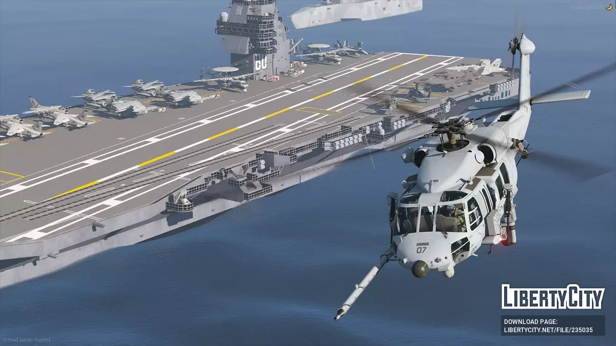 Флот USS Enterprise [Add-On SP / FiveM] 1.3 / GTA 5