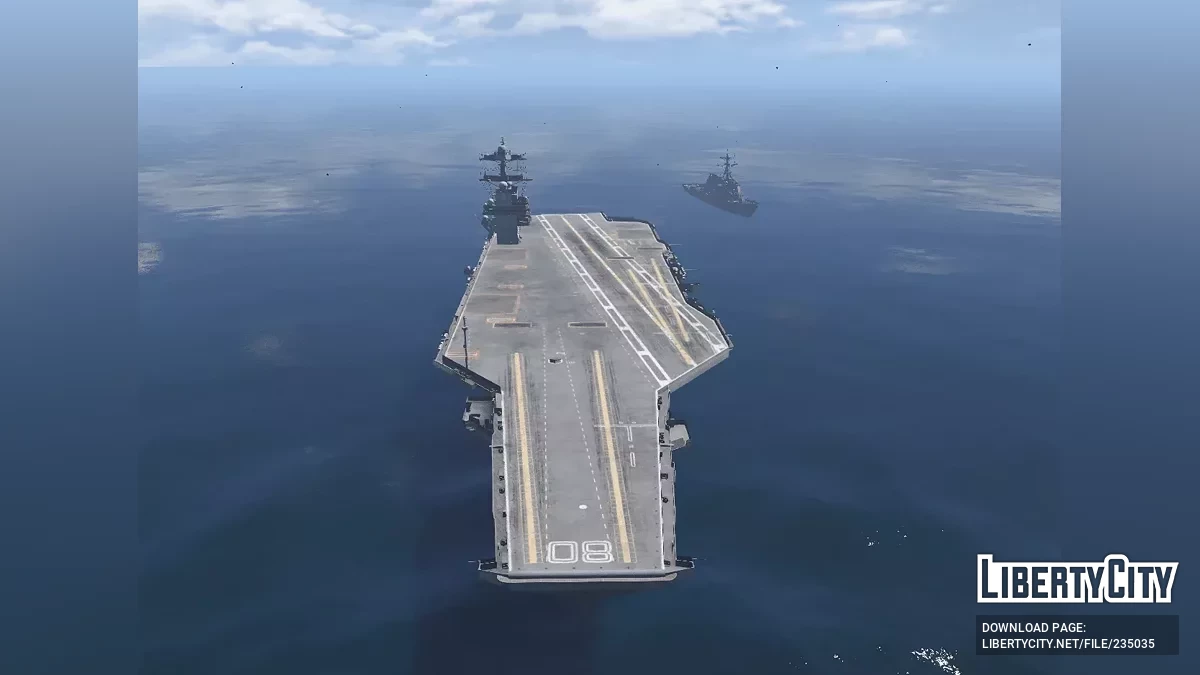 Флот USS Enterprise [Add-On SP / FiveM] 1.3 / GTA 5