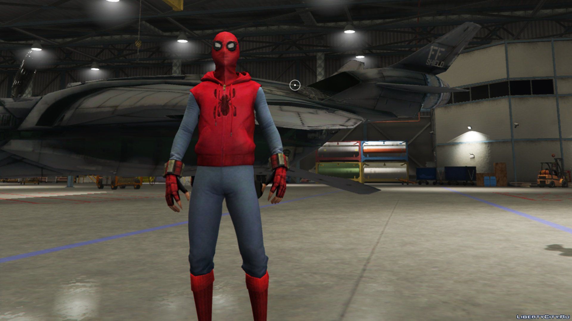 Download Spider-Man Home-Made Suit (Fixed shaking issue)  for GTA 5