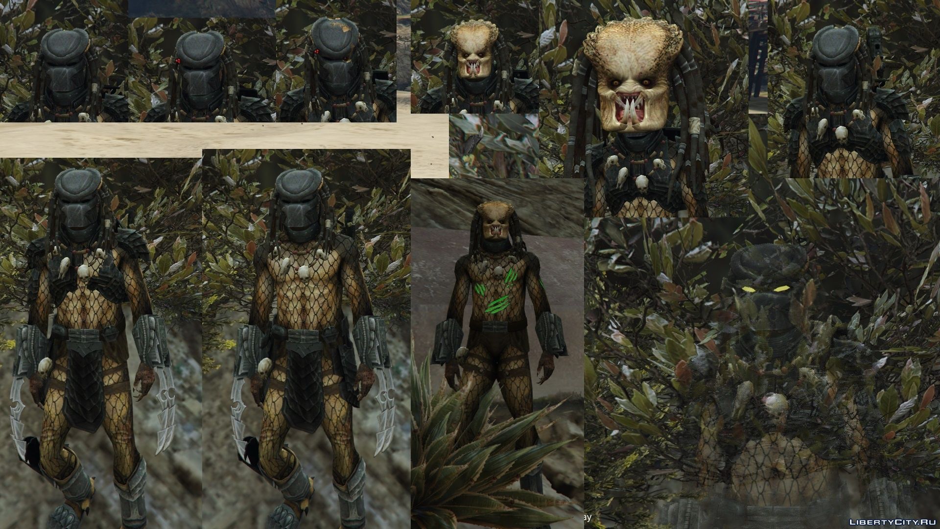 Predator skin gta 5 фото 25