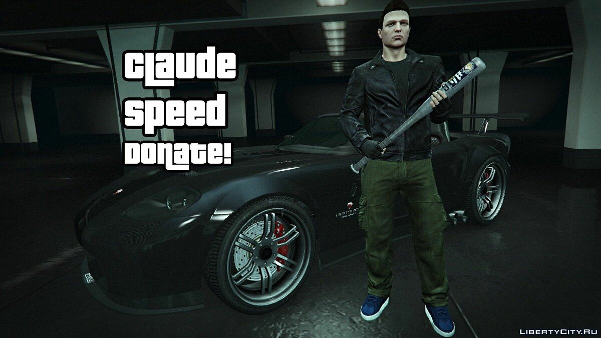 Скачать Claude Speed Ped model +new colthes v5 для GTA 5