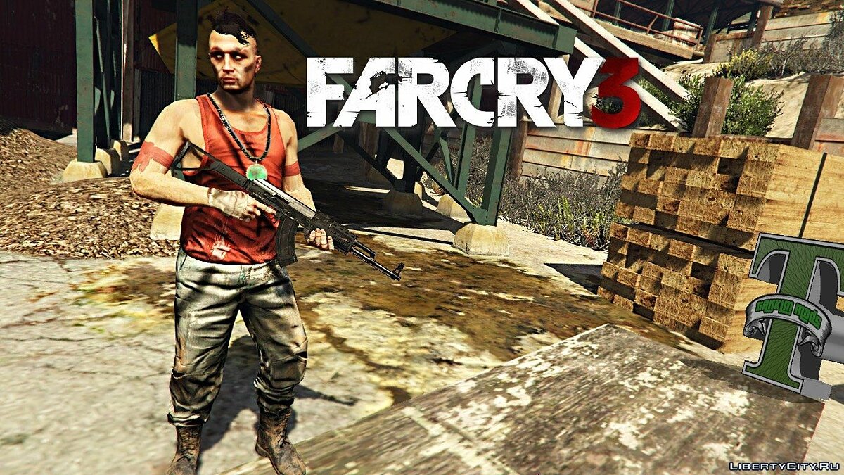 Скачать Far Cry 3 Vaas Ped model v4 для GTA 5