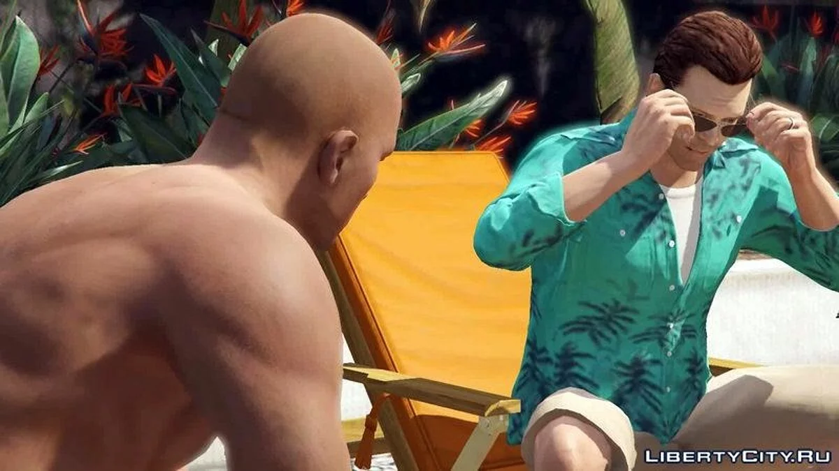 Dwayne Johnson and Michael Madsen [Player Mod] / GTA 5