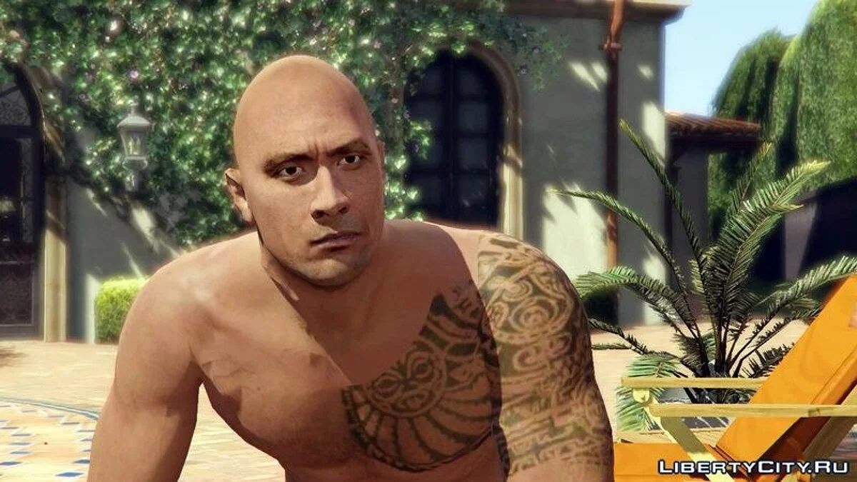 Dwayne Johnson and Michael Madsen [Player Mod] / GTA 5