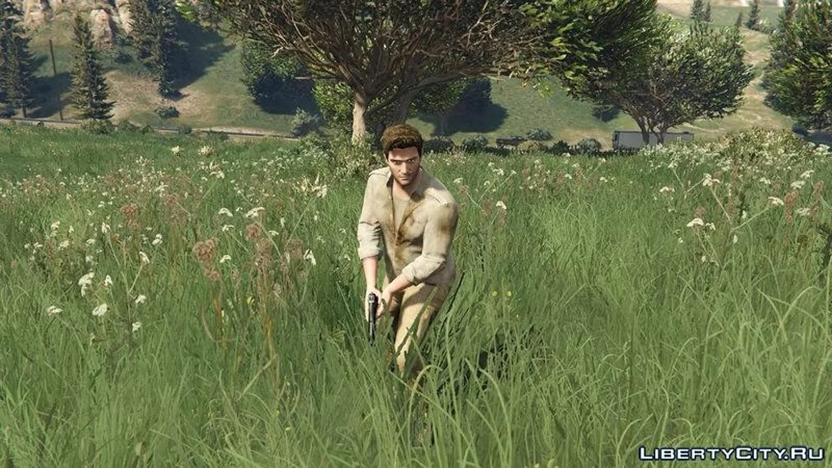 Uncharted 3 Nathan Drake [Player Mod] v1.0 / GTA 5