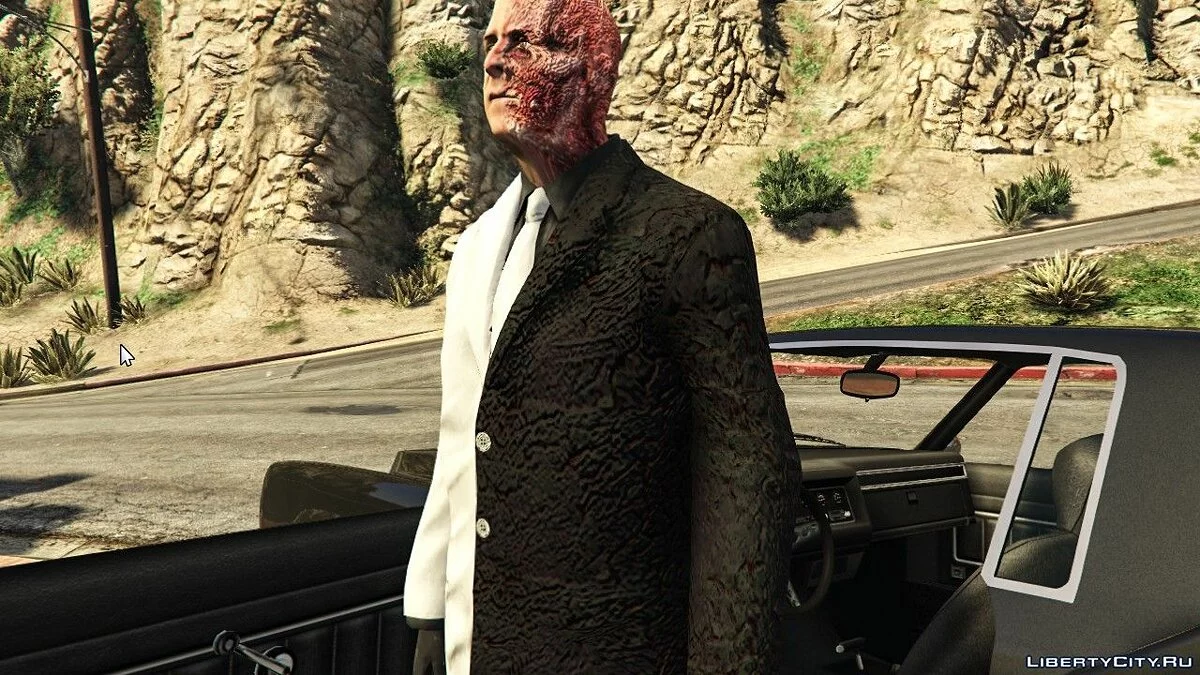Two-Face Harvey Dent From Batman Arkham City / GTA 5