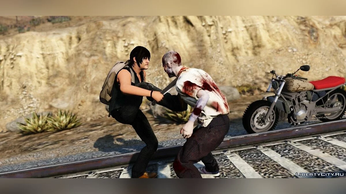 Daryl Dixon from The Walking Dead [Add-On Peds] / GTA 5