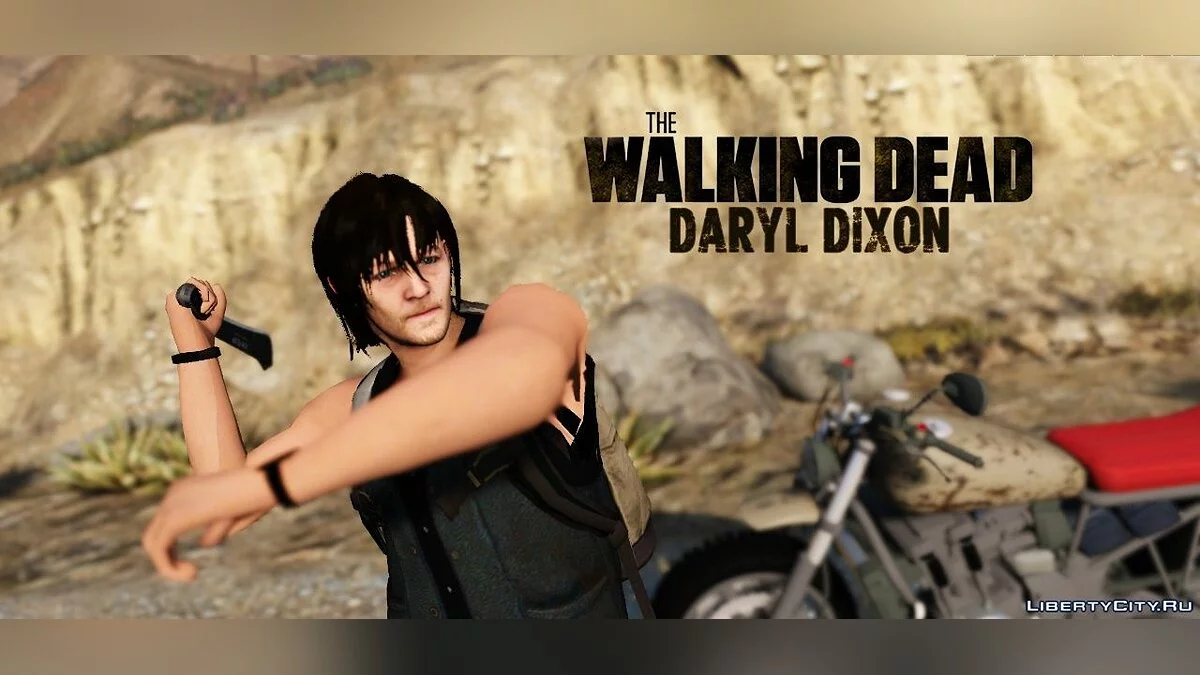 Daryl Dixon from The Walking Dead [Add-On Peds] / GTA 5