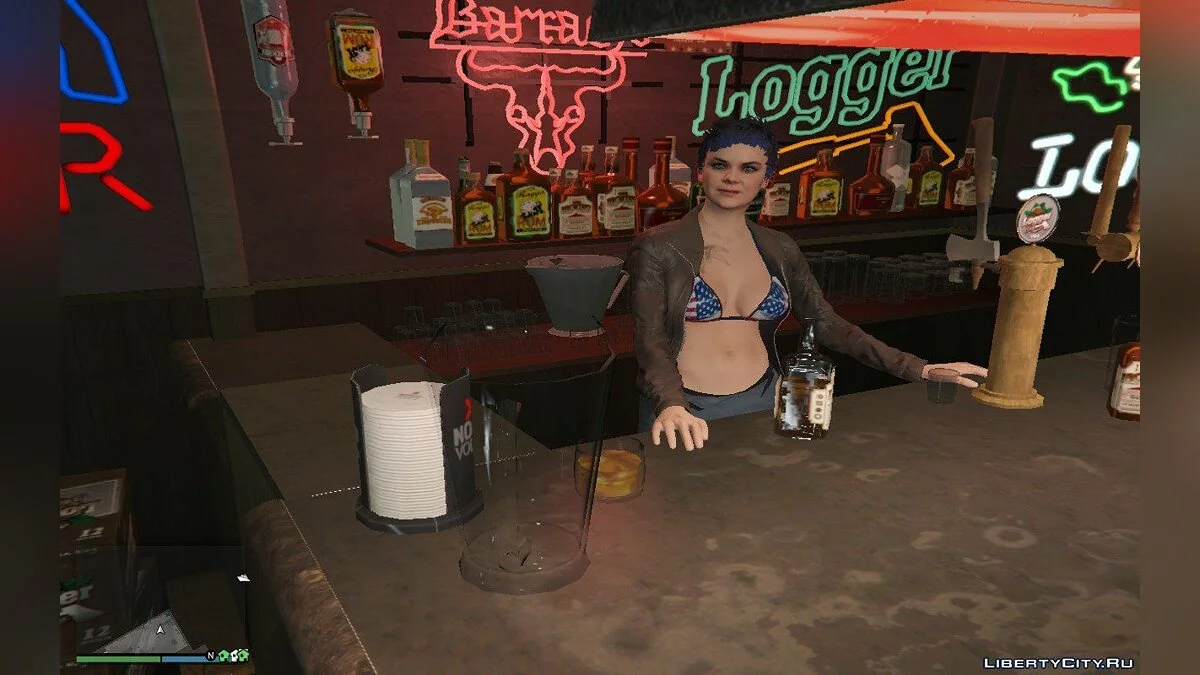 New Biker Bartender 1.0 / GTA 5