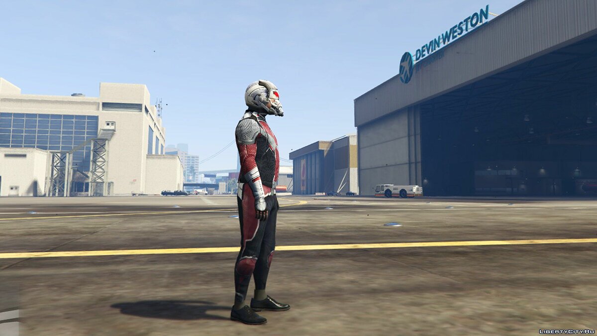 Скачать Ant Man (Civil War Revised Texture) 1.35 для GTA 5