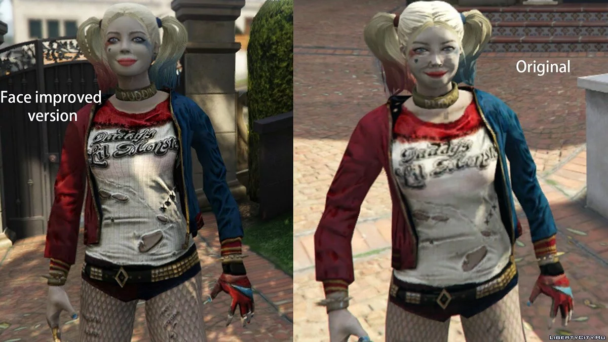 Armored Batman & Harley Quinn Retextured 1.1 / GTA 5