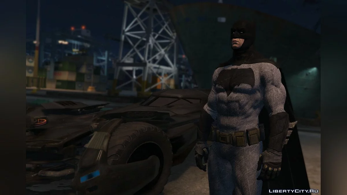 BAK BVS Batman [Add-On Ped] 1.0 / GTA 5