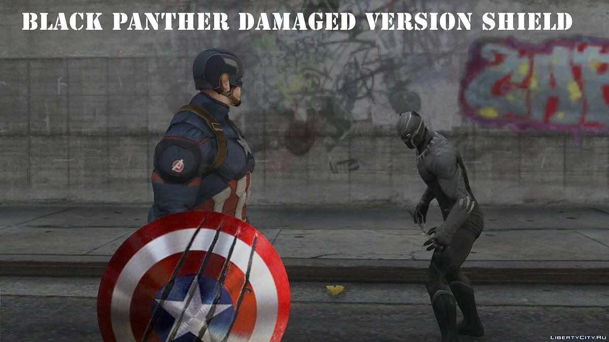 Captain America The Winter Soldier & Civil War Retexture 1.6b / GTA 5