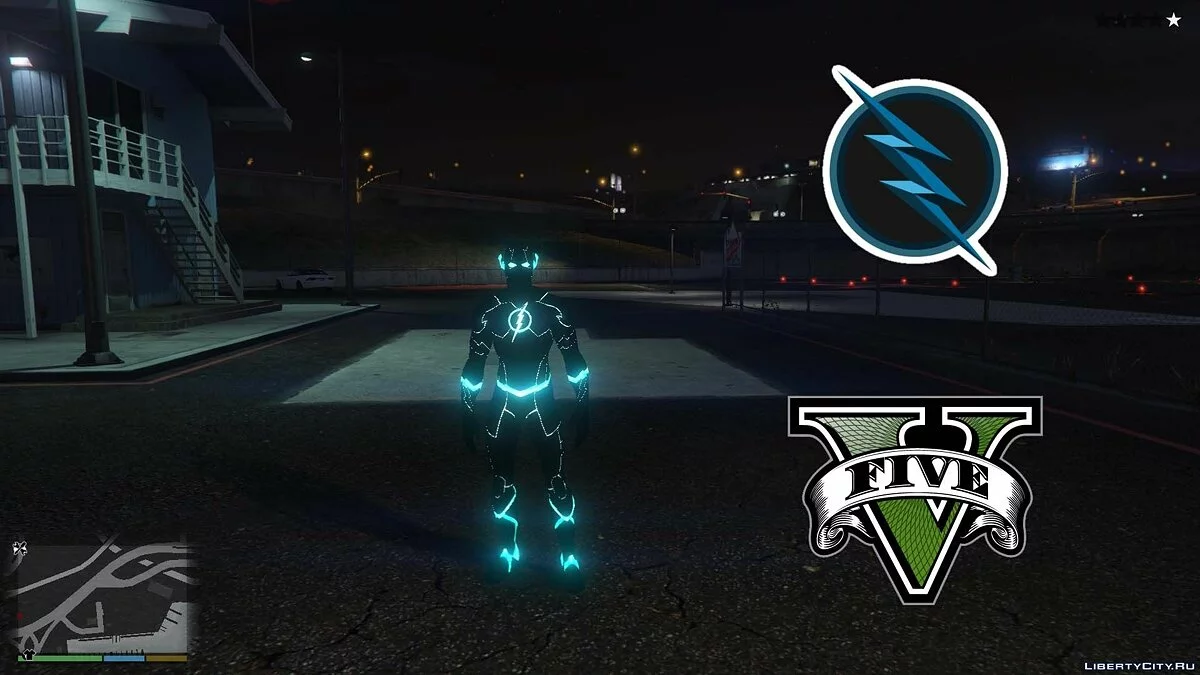 Flash Tron Emissive [Replace] 1.0 / GTA 5