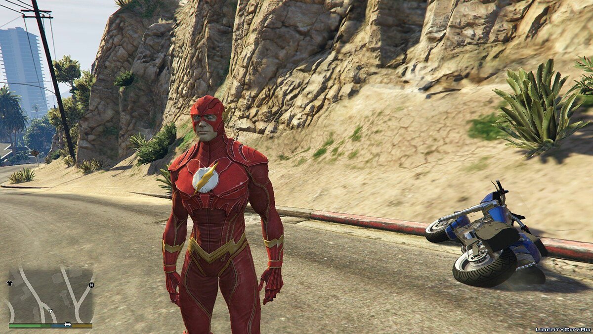 Скачать Injustice Flash [Add-On Ped] 2.0 для GTA 5