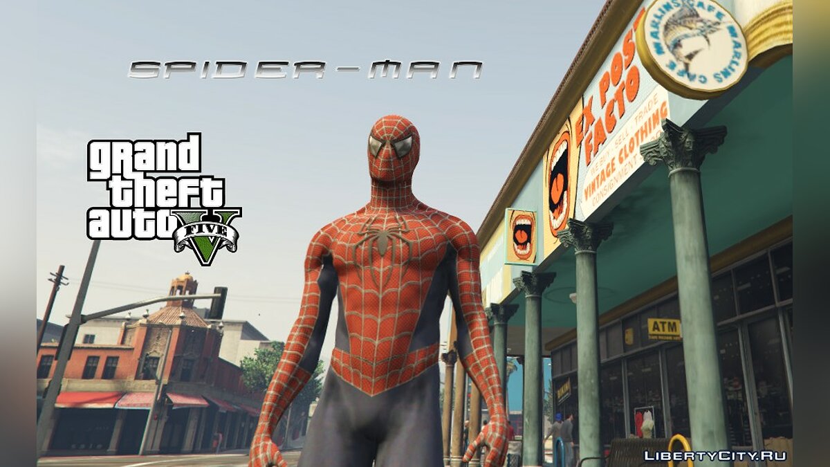 Скачать Spider-Man (2002) [Add-On Ped] 1.0 для GTA 5