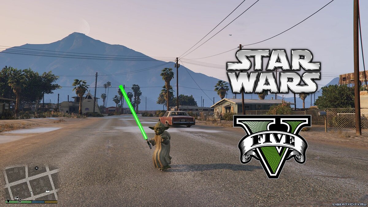 Скачать Star Wars Yoda [Ped] для GTA 5