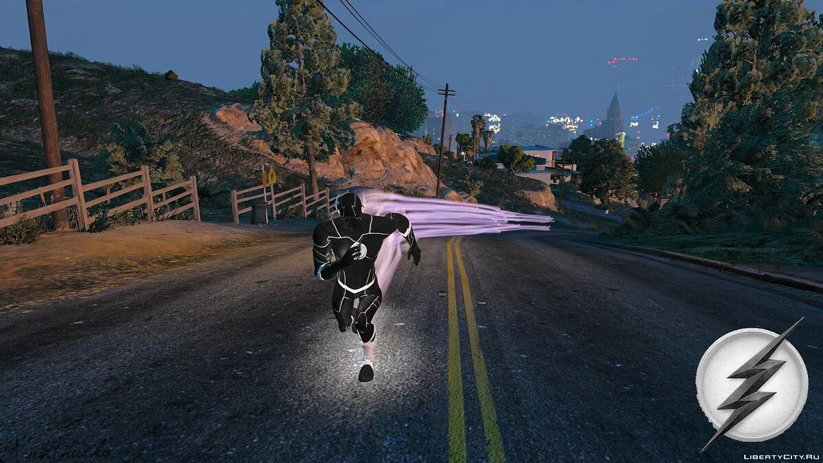 The Flash - Black Re-Texture 1.0 / GTA 5