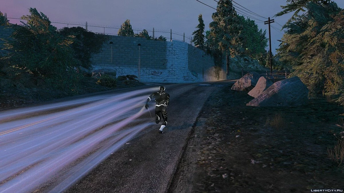 The Flash - Black Re-Texture 1.0 / GTA 5