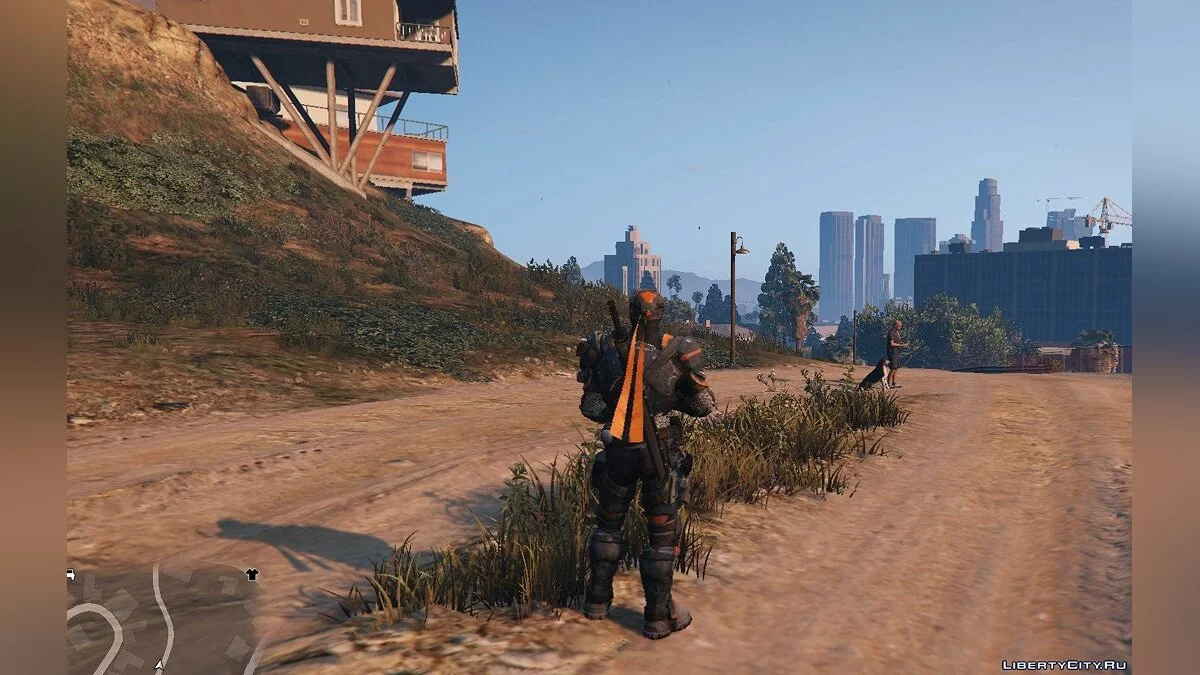 BAK Deathstroke [Add-On Ped] 1.0 / GTA 5