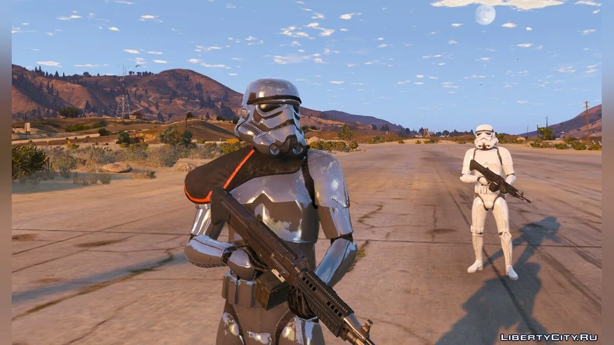 Chrome Stormtrooper 1.1 / GTA 5