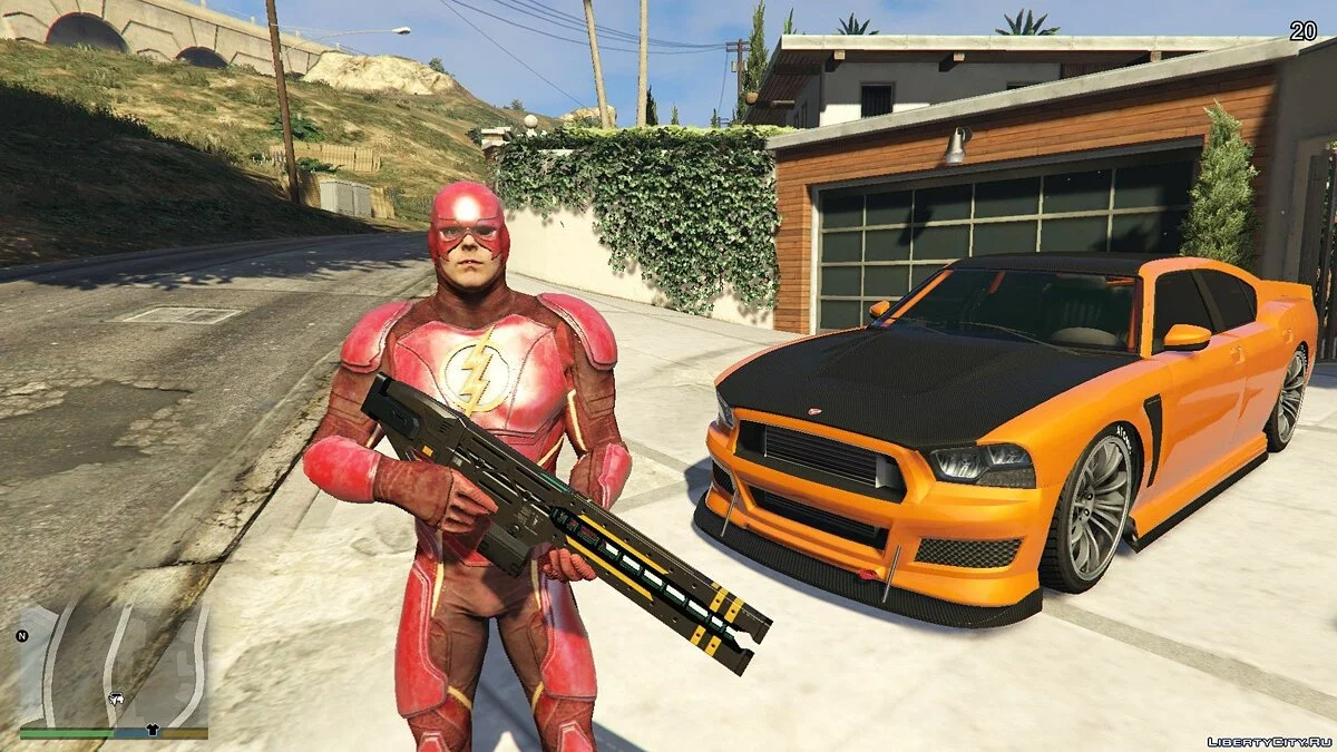 Injustice 2 Mobile Flash [Add-On Ped] 1.0 / GTA 5