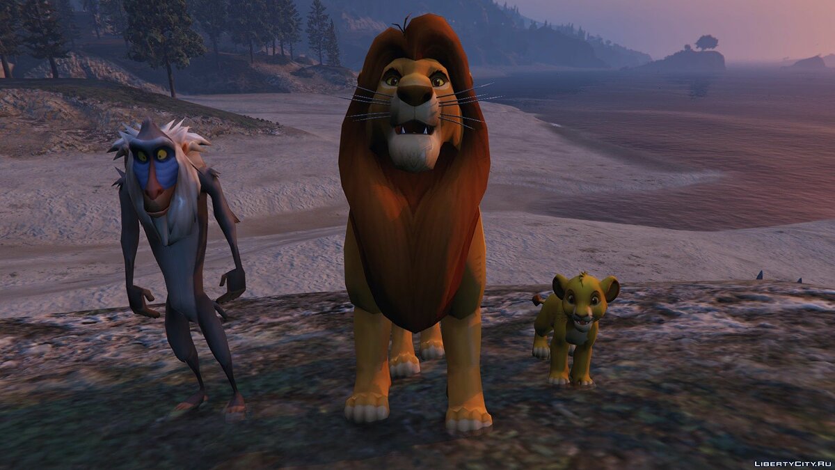 Скачать The Lion King Pack для GTA 5