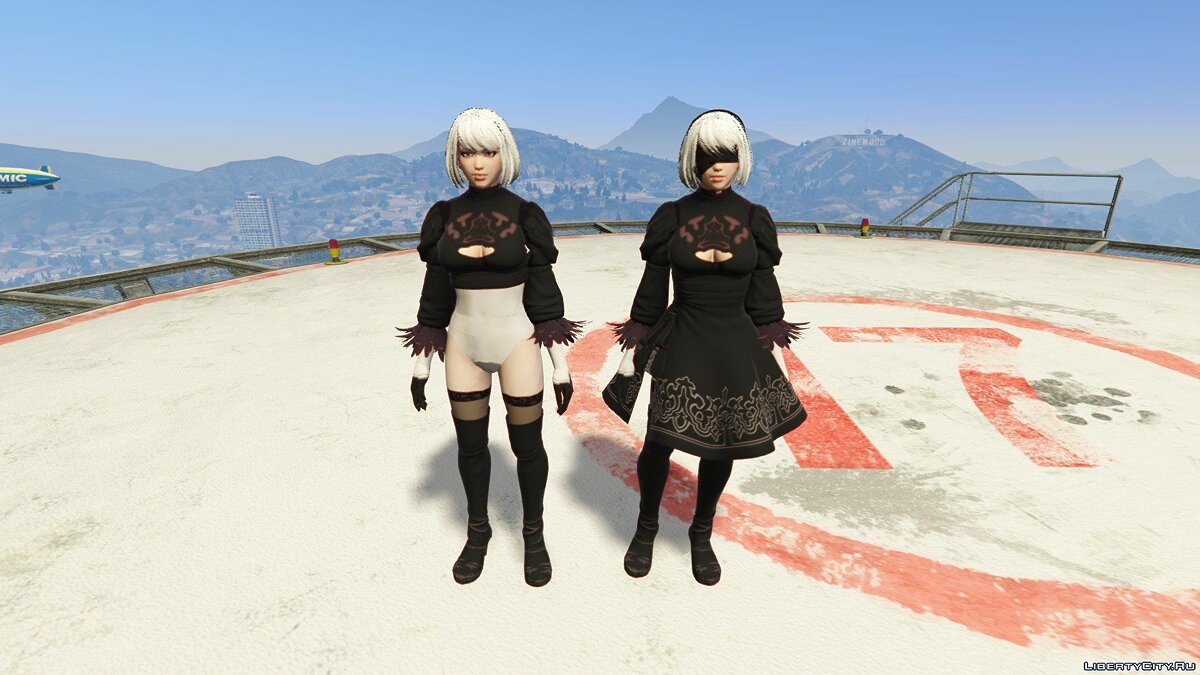 Скачать 2B (Nier Automata) [Add-On / Replace] 1.0 для GTA 5