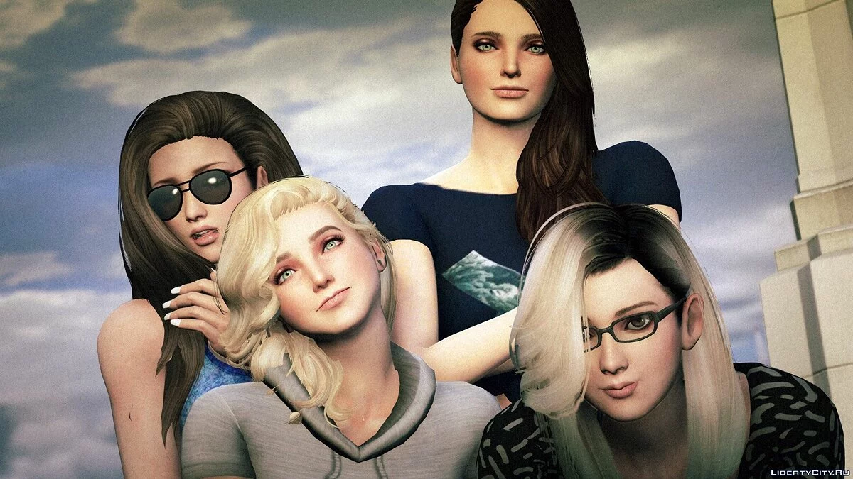 Sims 4 Custom Female Ped v3.0 / GTA 5