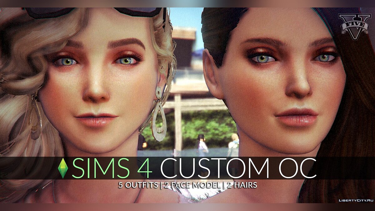 Скачать Sims 4 Custom Female Ped v3.0 для GTA 5