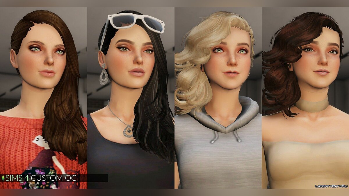 Скачать Sims 4 Custom Female Ped v3.0 для GTA 5