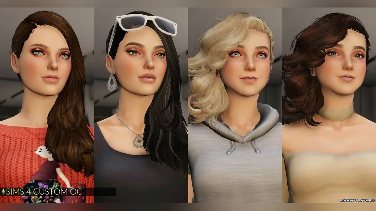 Sims 4 Custom Female Ped v3.0 / GTA 5