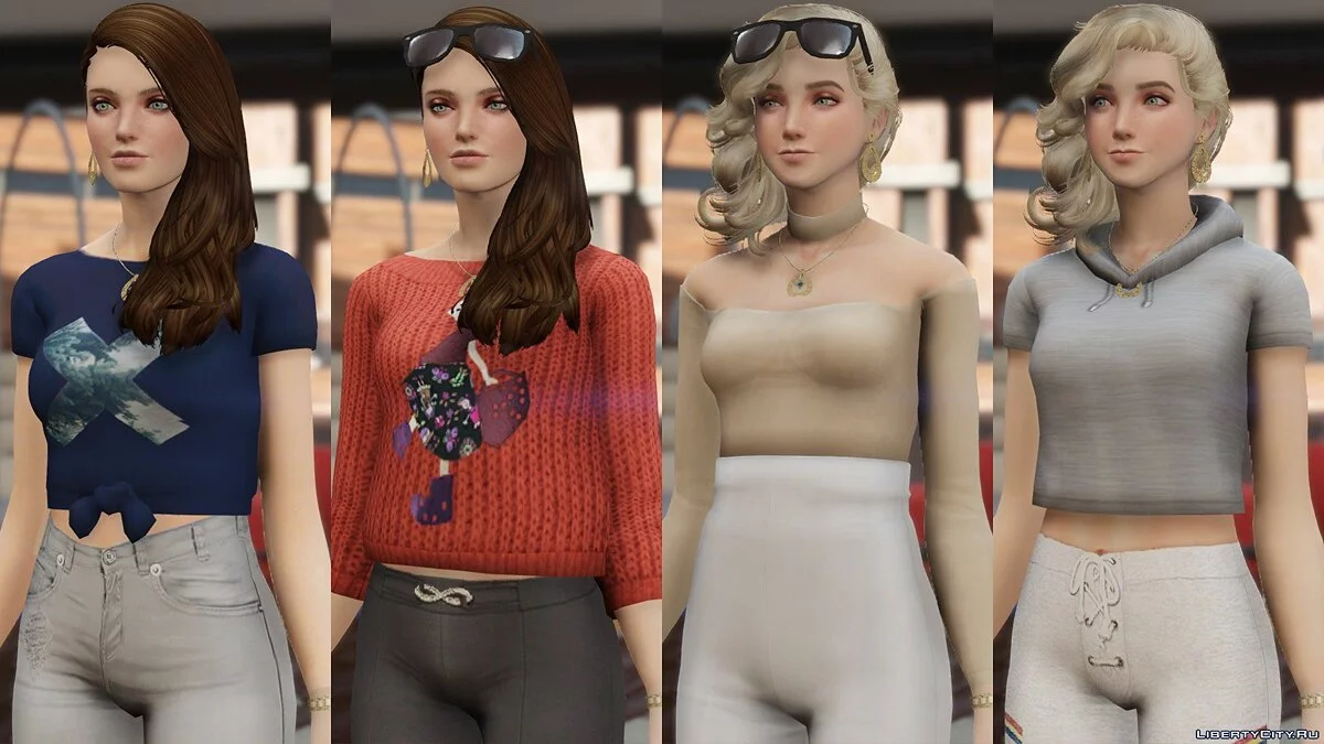Sims 4 Custom Female Ped v3.0 / GTA 5