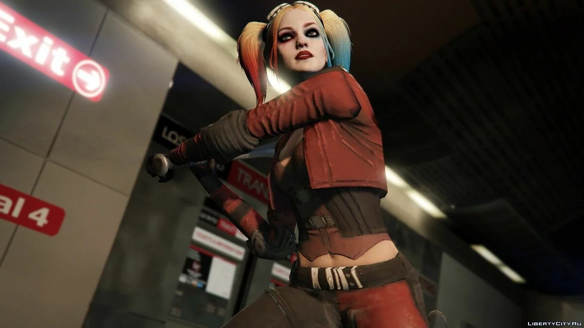 Harley Quinn Injustice 2 [Add-On Ped/Replace] v1.0 / GTA 5