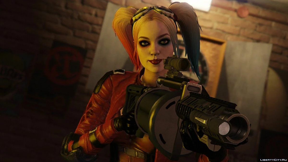 Harley Quinn Injustice 2 [Add-On Ped/Replace] v1.0 / GTA 5