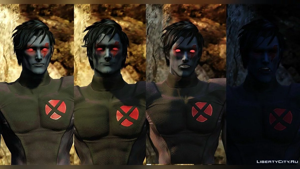 Nightcrawler (X-Force) [Add-On Ped] 1.0 / GTA 5