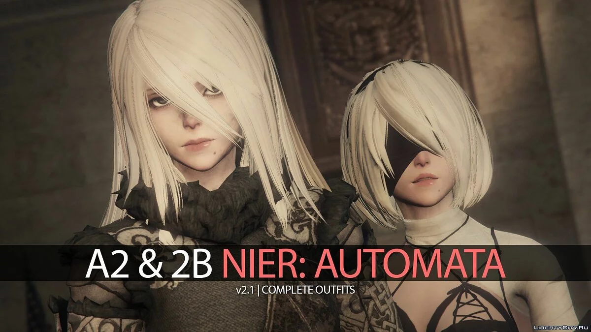 2B & A2 Nier Automata [Add-On Ped | Replace] v2.1 / GTA 5