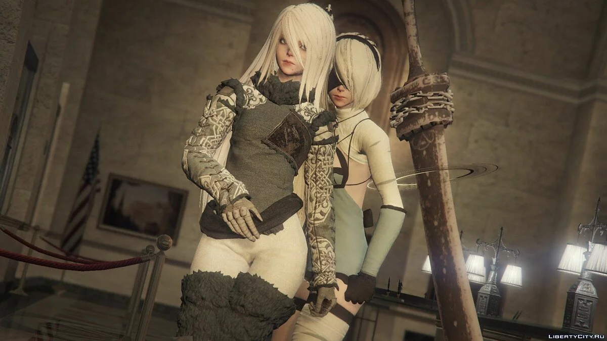 2B & A2 Nier Automata [Add-On Ped | Replace] v2.1 / GTA 5