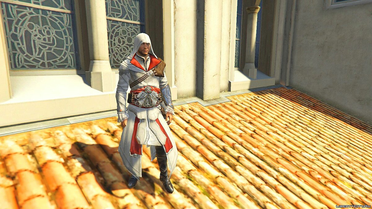 Скачать ACU Ezio Outfit [Add-On Ped] 1.0 для GTA 5