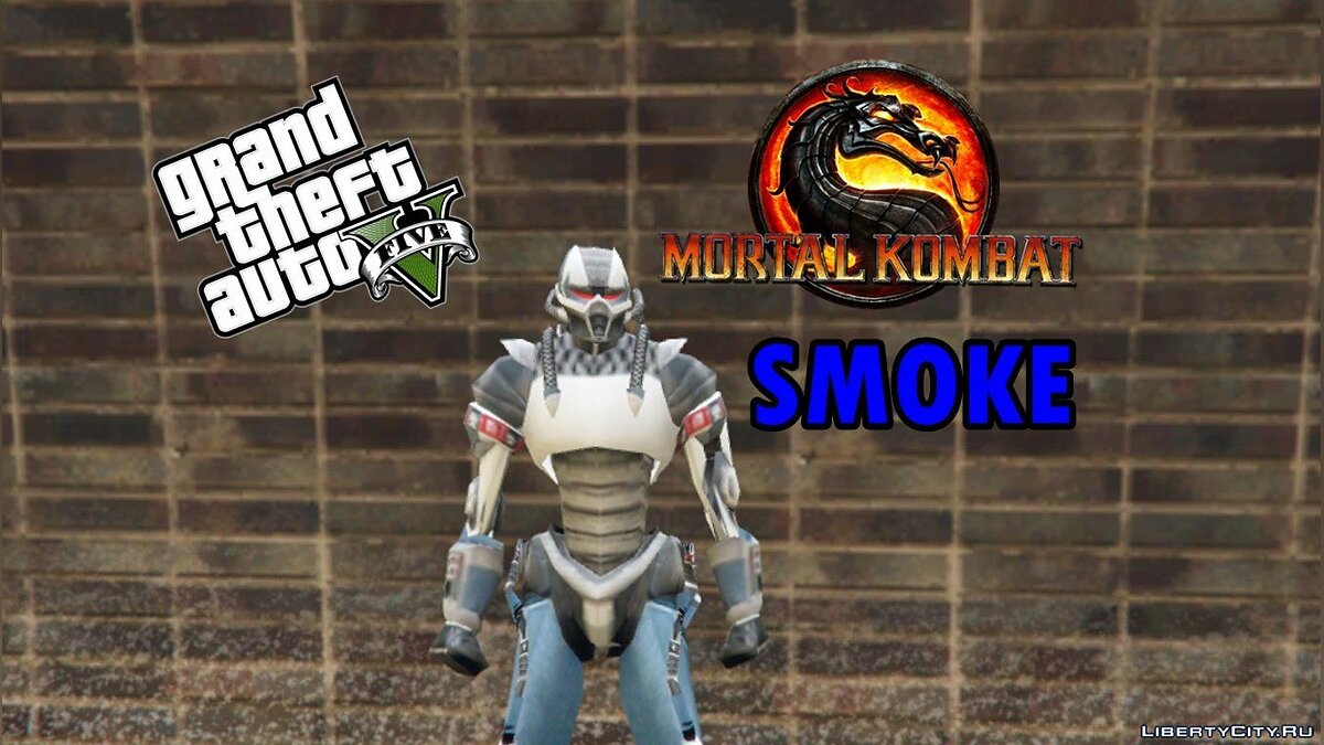 Скачать Mortal Kombat-Smoke [Add-On] 1.0 для GTA 5