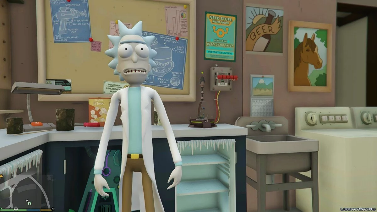 Rick Sanchez (Rick and Morty) [Add-On] 2.2 / GTA 5