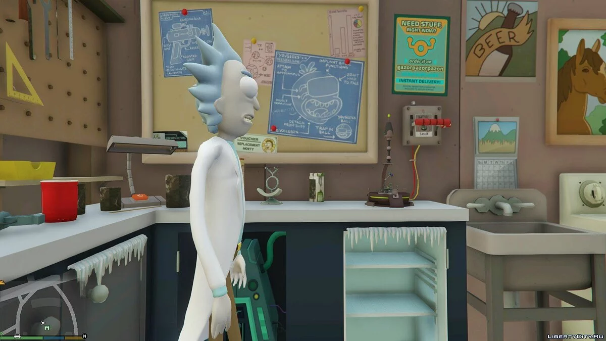 Rick Sanchez (Rick and Morty) [Add-On] 2.2 / GTA 5